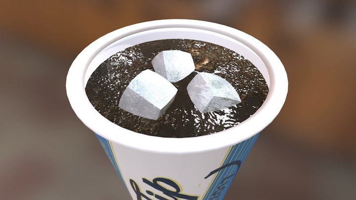 Flip Axis Drink 3D Model