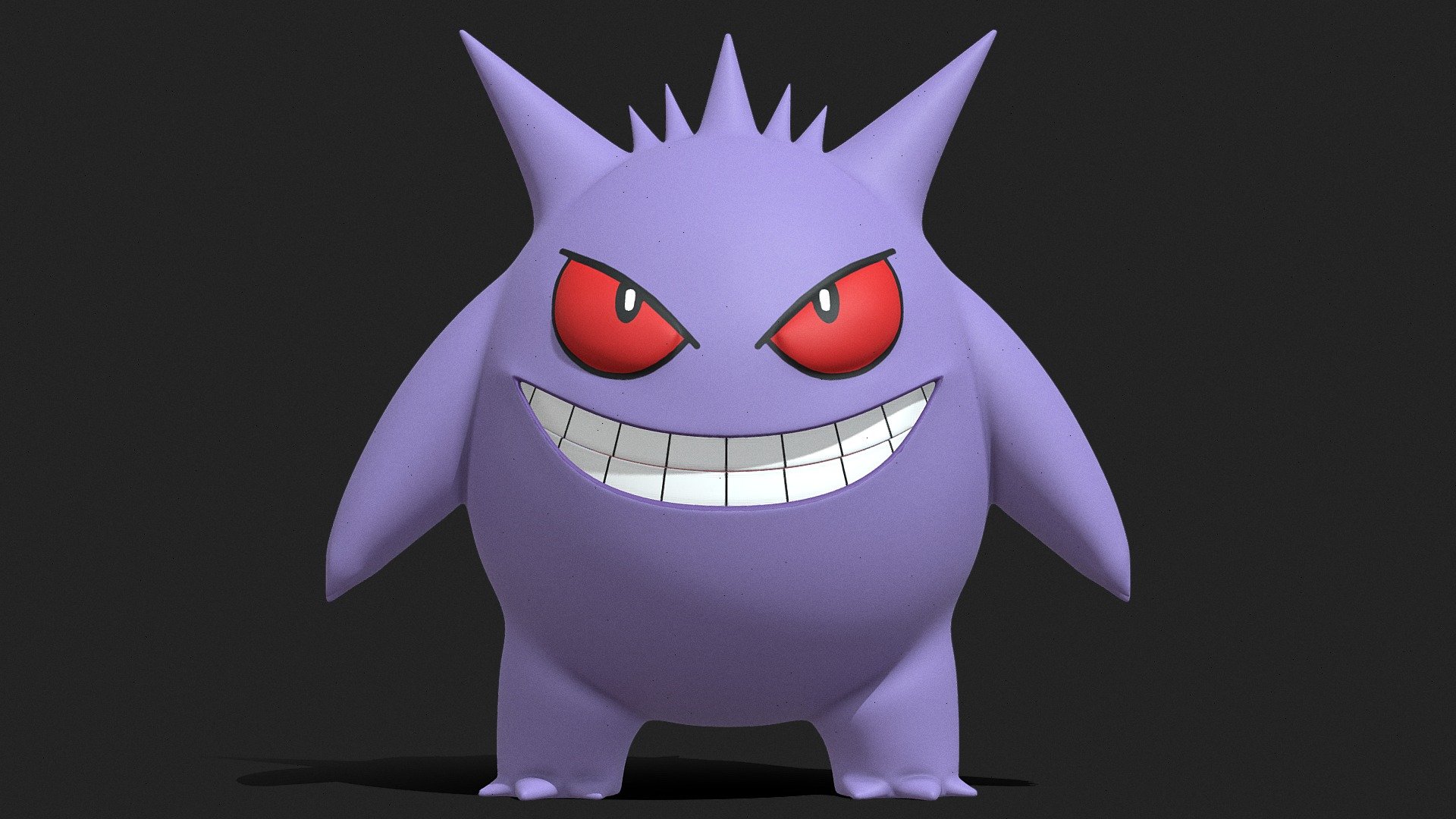 Pokemon Gengar - Buy Royalty Free 3D model by sviridov_design [08368c8 ...