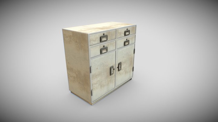Filing Cabinet 3D Model