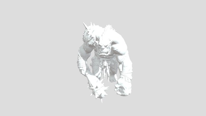 Ogre Warrior 3D Model