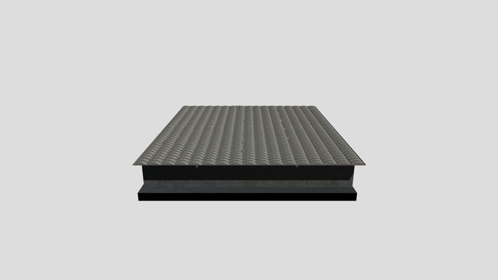 Free Underground Garage 3D Model Textured 3D Model