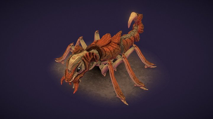 Alien Bug 3D Model