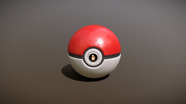 Poke Ball 3D Model