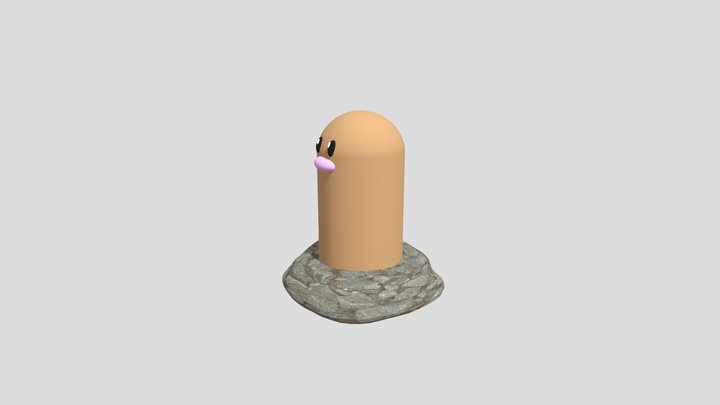 Dugtrio 3D models - Sketchfab