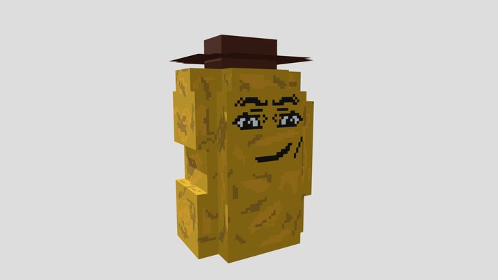 nuggets cowboy in minecraft