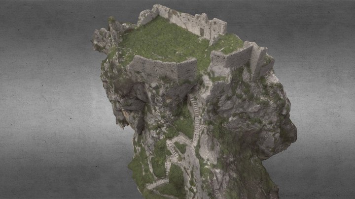 Vitale Valentino, Castel of Ruggiero, Lauria 3D Model