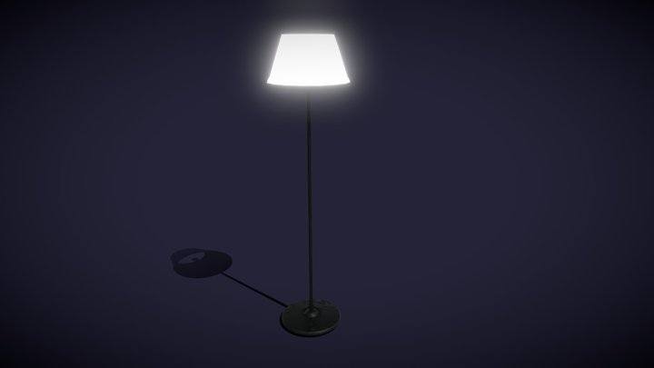 PBR Floor Lamp (Free Download)
