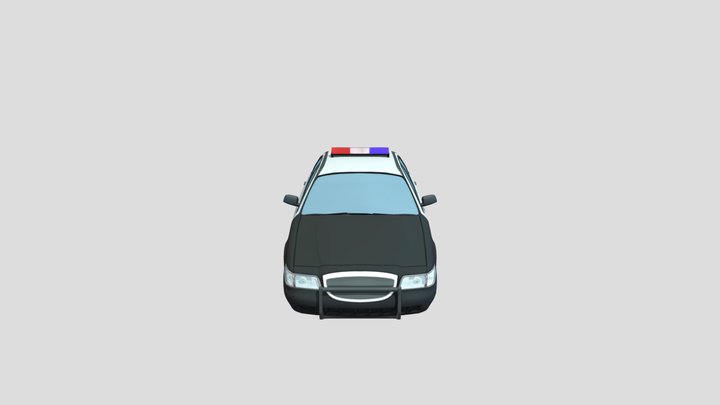 Police Car – Gratis 3D-model STL