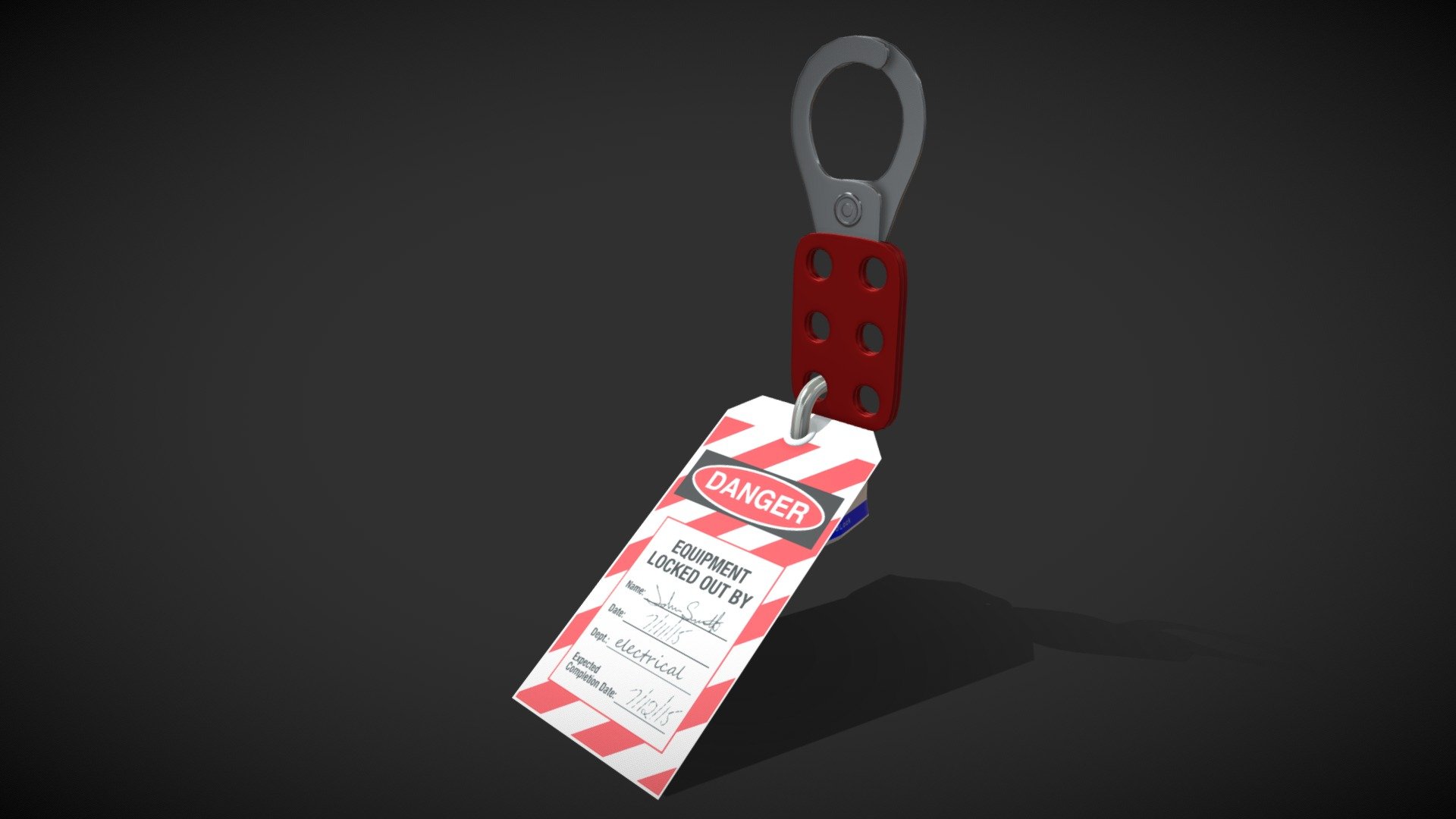 LockOutTagandPadlock - 3D model by The Learning Network ...