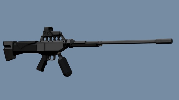 Low-Poly Pneu-dart X-Caliber