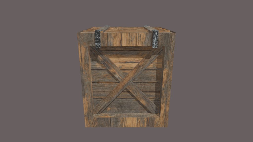 Western Frontier Supply Crate (Asset 01)