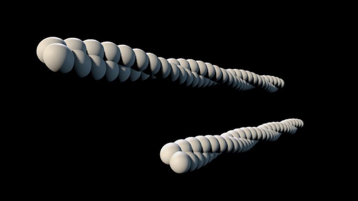 Actine filaments 3D Model