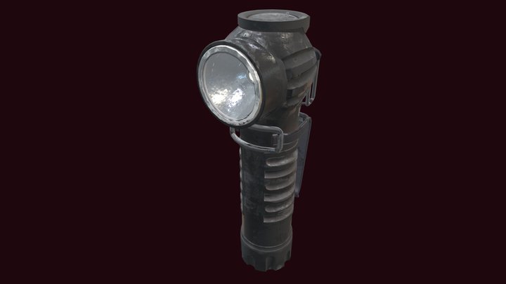 Streamlight PolyTac 90 Flashlight 3D Model