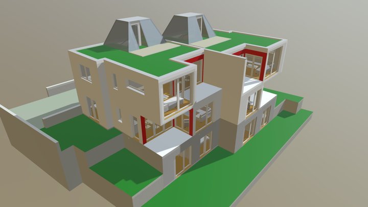 GIF KRK HOUSE 3 3D Model