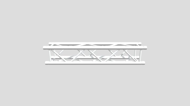 Stage Truss Short V2 - Low Poly 3D Model