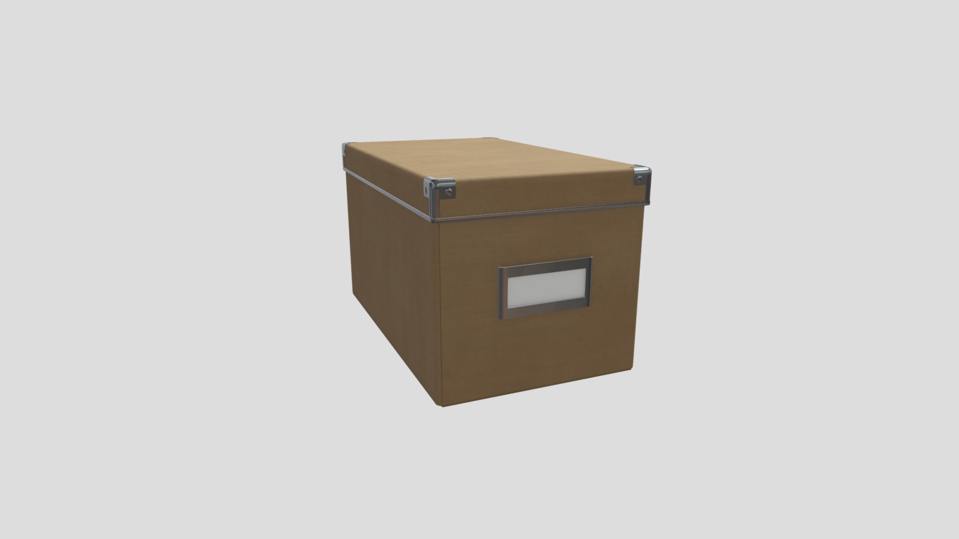 3D model Office Box Small - This is a 3D model of the Office Box Small. The 3D model is about a box with a screen.