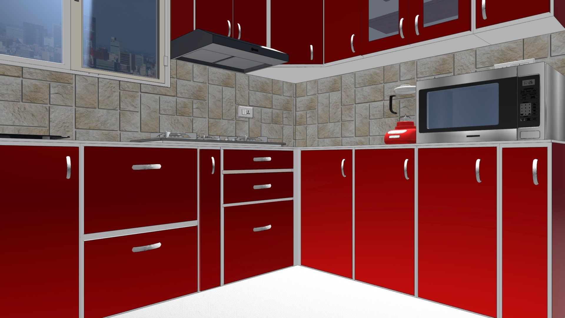 Kitchen View VR - 3D model by Jhoston007 [08419d2] - Sketchfab