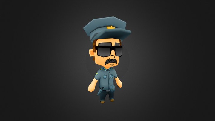 police 3D Model