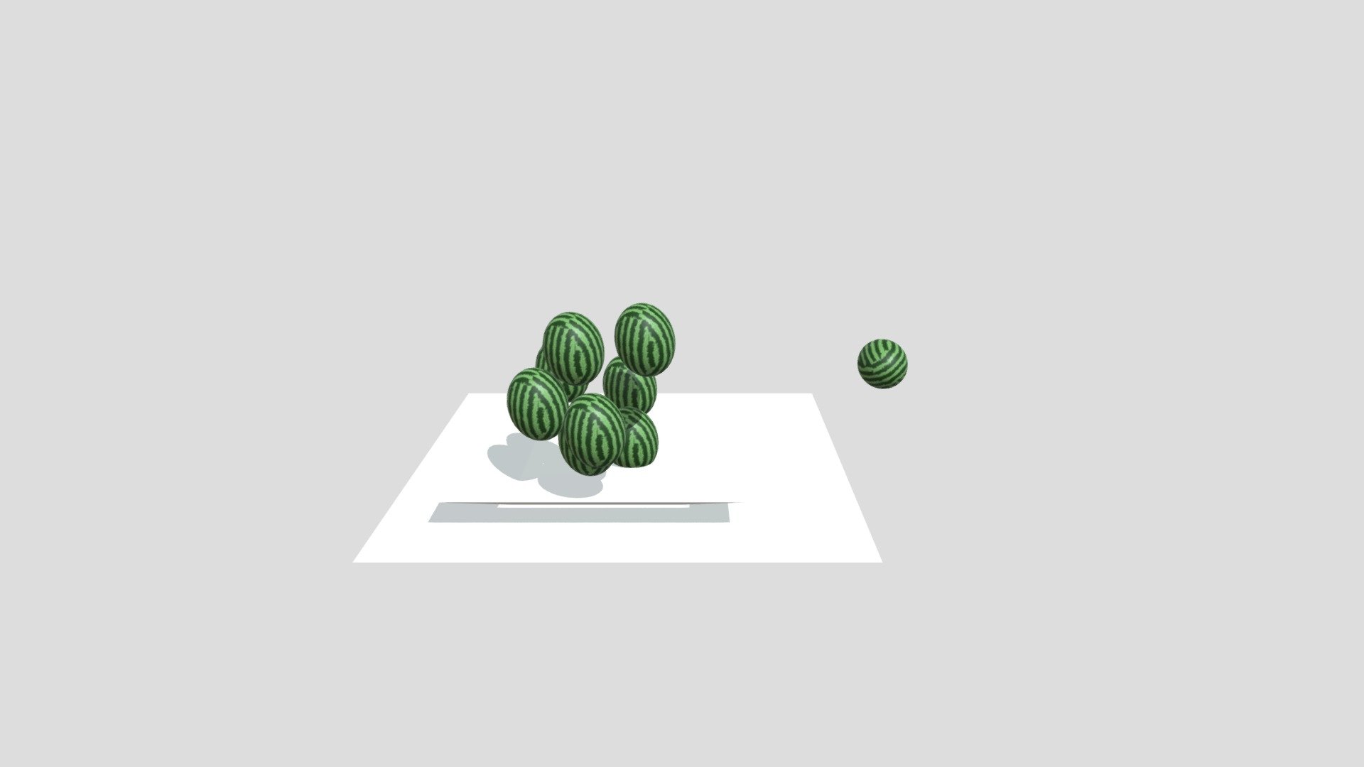 Watermelon fruit food - Buy Royalty Free 3D model by nileshsambar ...