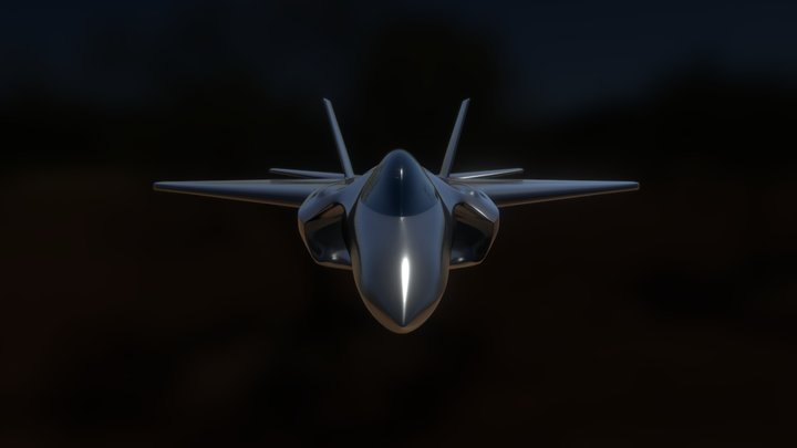 F35 fighter Jet 3D Model