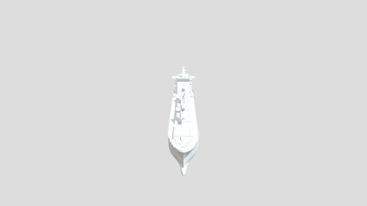 Cargo Ship 3D Model
