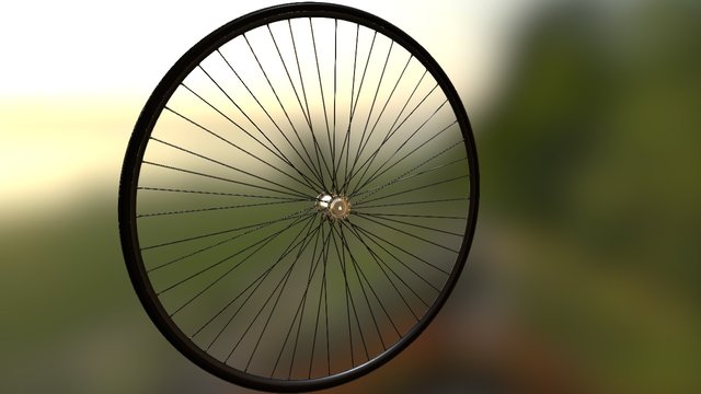 Bike Wheel 3D Model