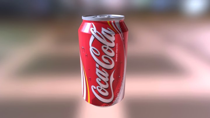 Animation Class 2018 - Coca Cola Can Model 3D Model
