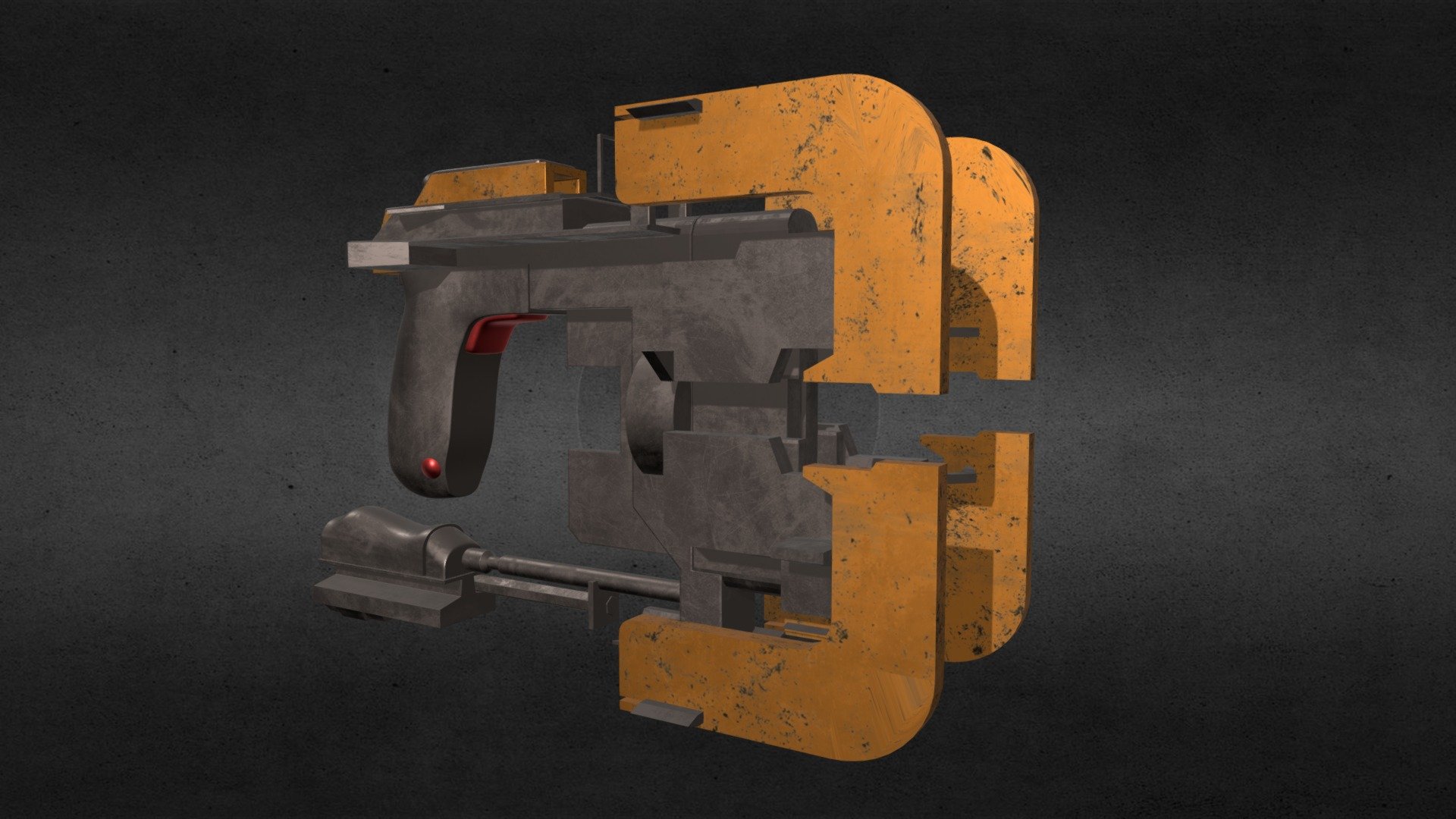 Dead Space Plasma Cutter Download Free 3d Model By Tierneyv3 0844017 Sketchfab 