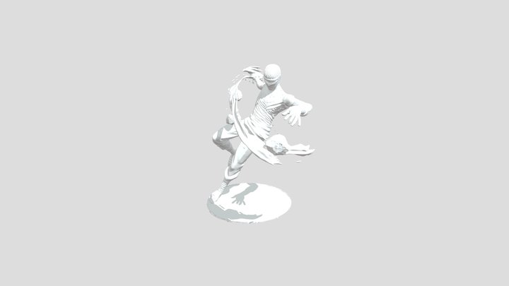 Anime Figurine Workspace 3D Model