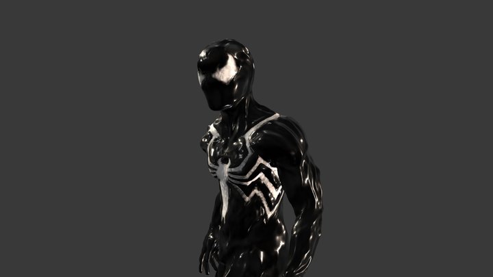 Spider-Man 2 Symbiote Suit (PS5) 3D Model