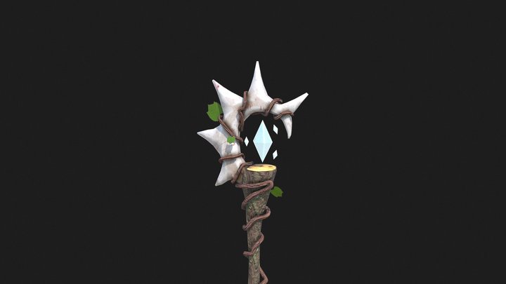 Wand of Nature 3D Model