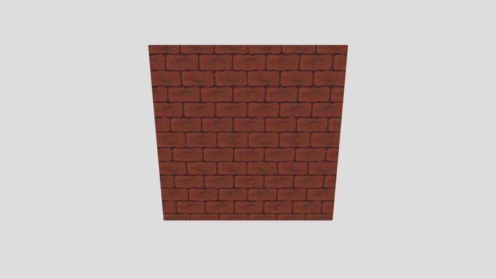 eeeeeeeeeeeeeeeeyyyyyyyyred wall 3D Model