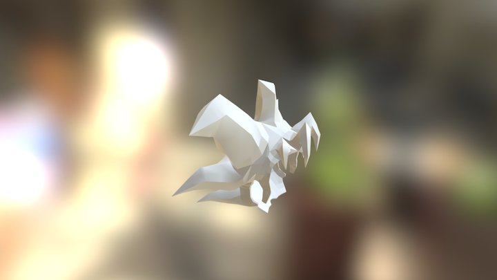 Goku Wig 3D Model