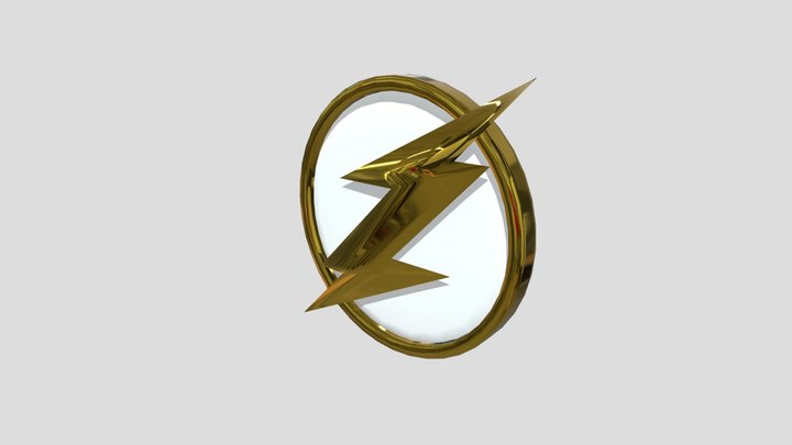 Flash Logo 3D Model