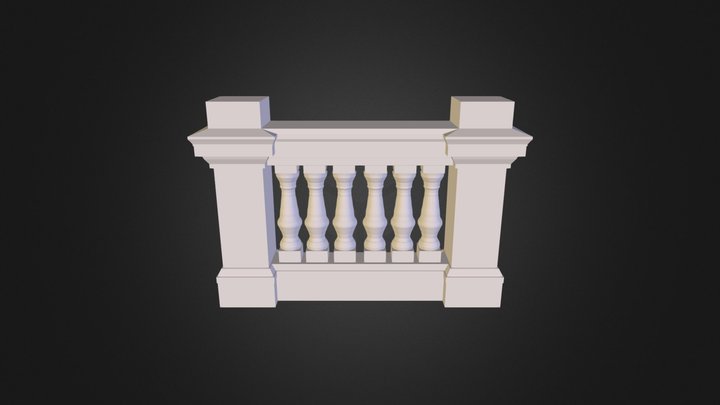 Balustrada 3D Model