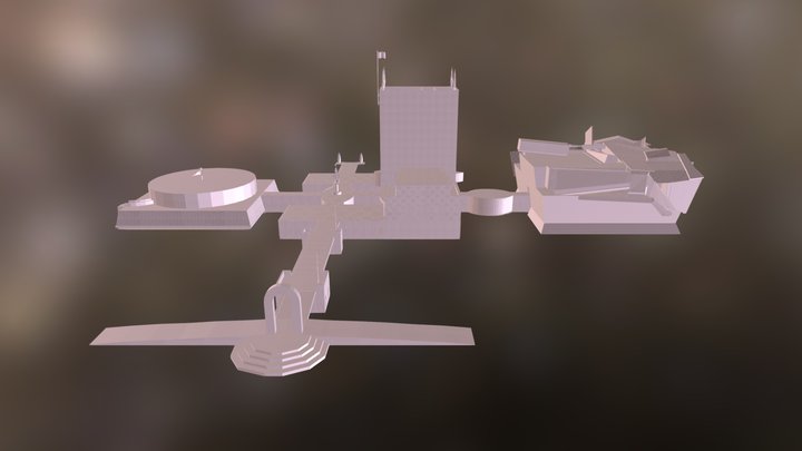 Virtual Groningermuseum 3D Model
