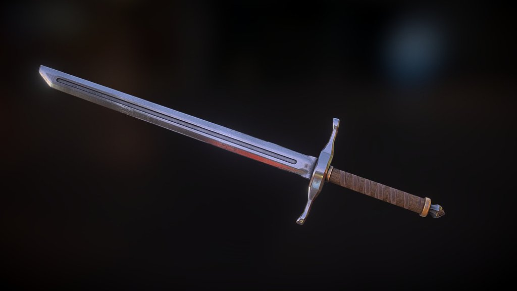 Game asset - Sword 1 - 3D model by Rayco Haex (@rayco_haex) [0848ac3 ...