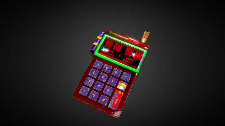 Asuka Unit-02 – Calculator Model 3D Model