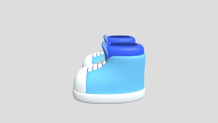 Stylized Shoes 3D Model