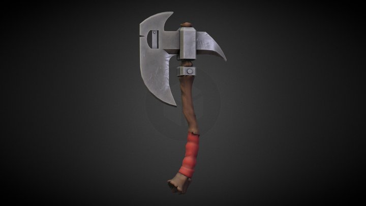 Stylized Axe 3D Model