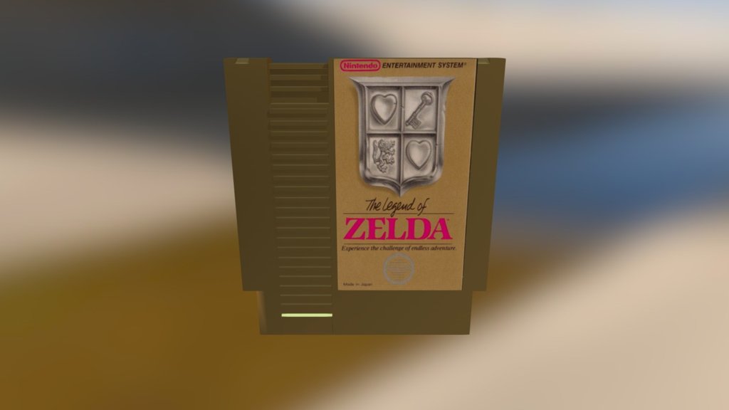 Legend of Zelda NES Cartridge - 3D model by anthonygonzalez [084b28d ...