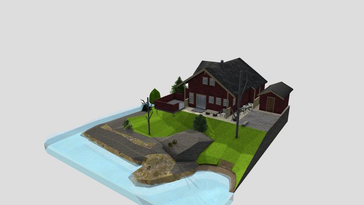 DAE Diorama - Grandma's house 3D Model