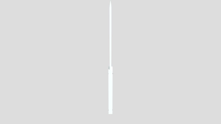 Kitchen Knife 3D Model