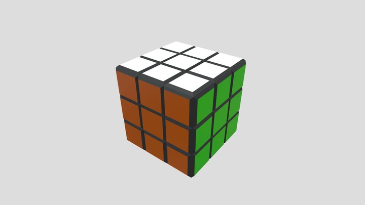 rubiks cube 3D Model