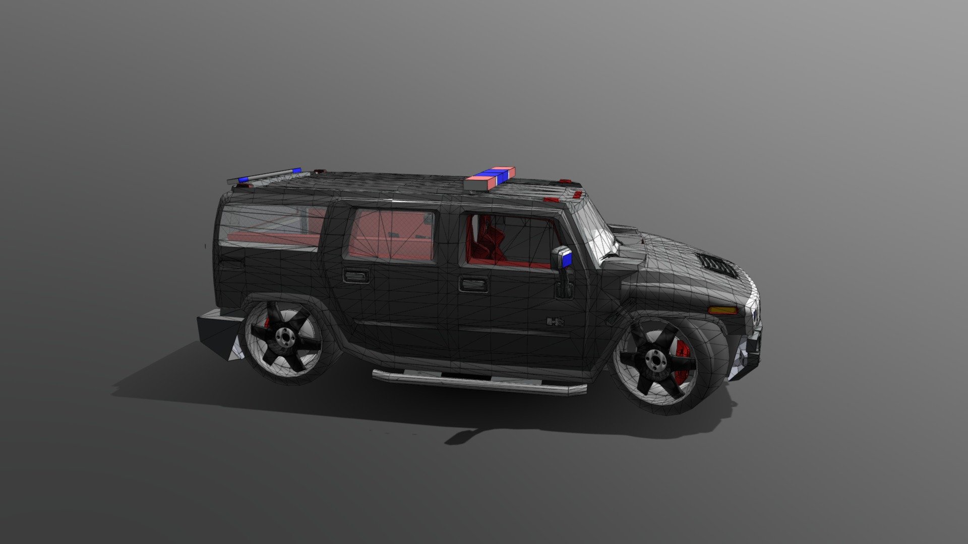 FBI Humvee - Download Free 3D model by David_Holiday [084e8f5] - Sketchfab