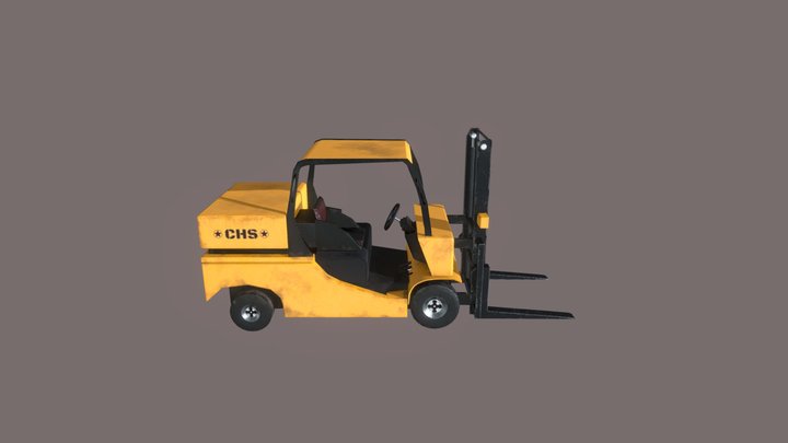 Forklifter - Game Ready 3D Model