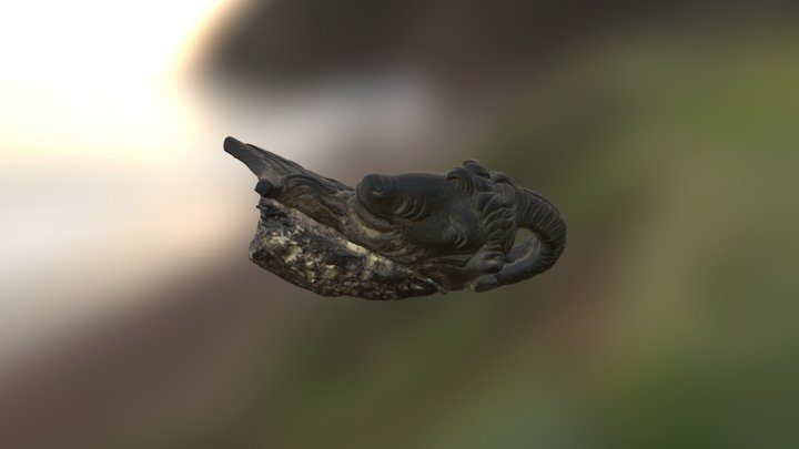 Applique a testa d'ariete 3D Model