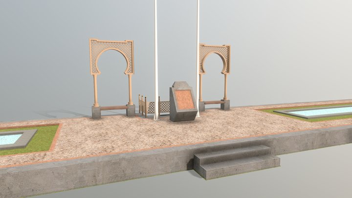 Plaza Palestina 2022 3D Model