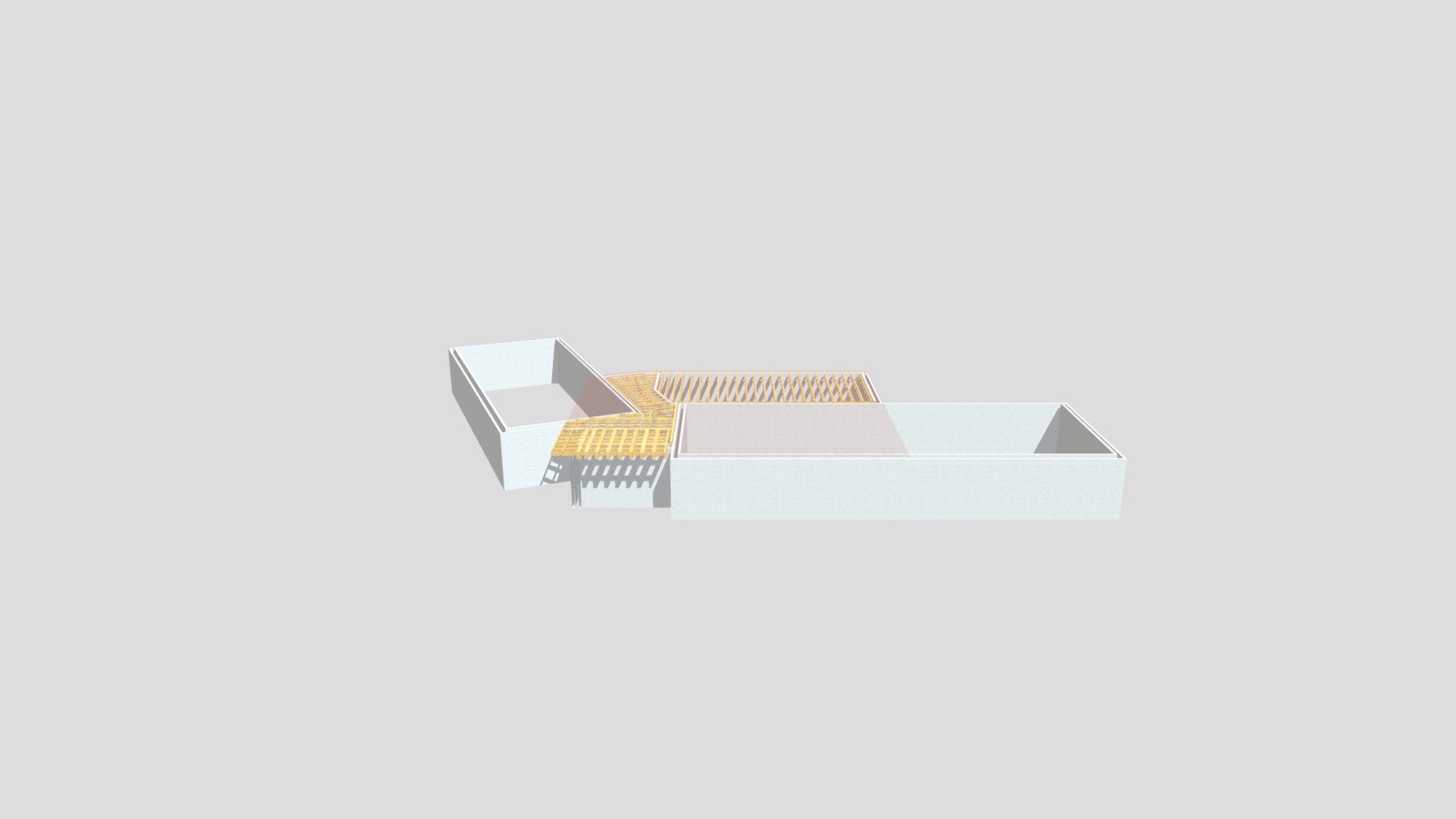 Cantilivered Flat roof