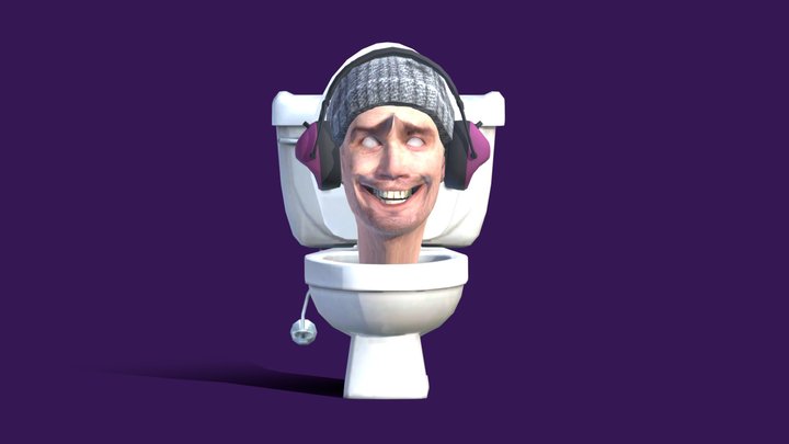 DJ Skibidi Toilet 3D Model